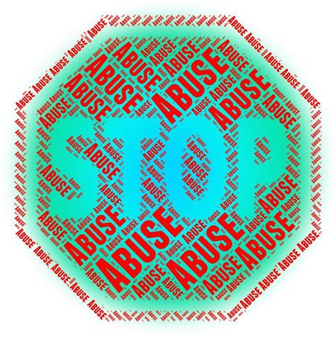 Image result for Stop Abuse Sign