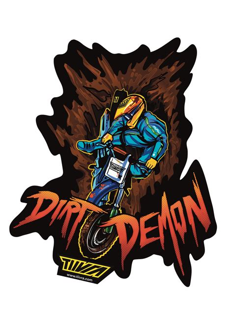 Dirt Demon Sticker