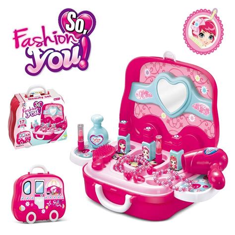 Buy Smartcraft Little Girls Make Up Case and Cosmetic Set with Wheels ...