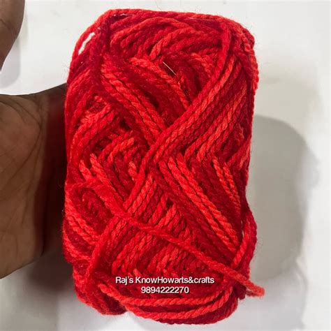 Multicoloured Assorted any 6 Woolen thread colours – KnowHowArtCraft