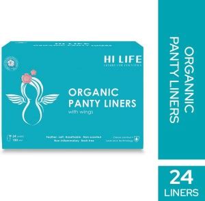 Hi Life Organic Panty Liners with Wings Pantyliner | Buy Women Hygiene ...