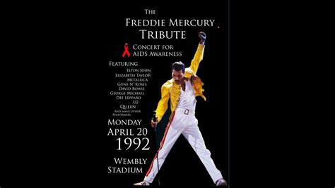 Queen – Freddie Mercury - Tribute (Part 11) | Live at Wembley (1992 ...