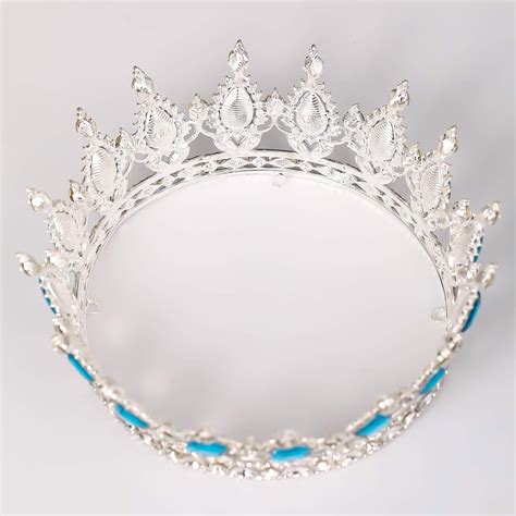 Buy FORSEVEN Queen Crown Rhinestone Wedding Crowns and Tiaras for Women ...