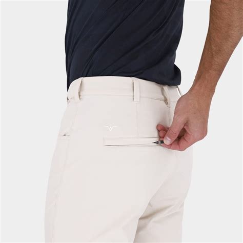 Avalon Tour Golf Pants: Ivory | Tailored, Men's Slim-Fit Golf Pants