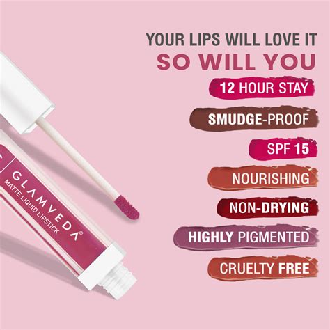Glamveda Matte Liquid Lipstick, 12Hr Stay, Lightweight & Transferproof ...