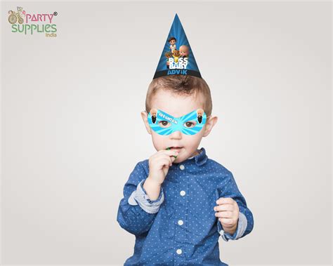 Boss Baby Theme Personalized Hat | Party Supplies India Online