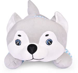 Besties Sleeping Husky Dog Soft Toy Length - 40 cm - Sleeping Husky Dog ...