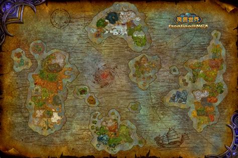 World of warcraft map - qustquantum