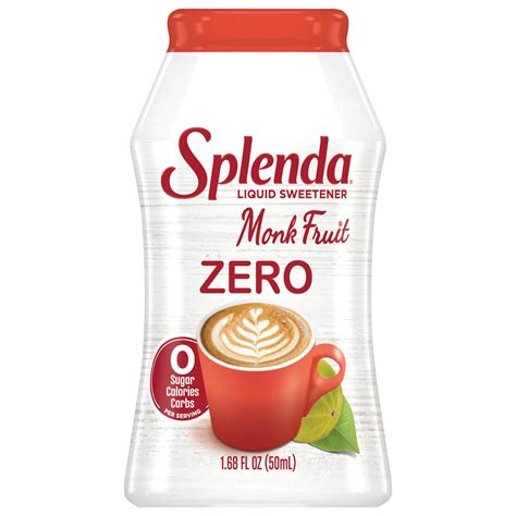 Splenda Monk Fruit Zero Liquid Sweetener - Shop Sugar substitutes at H-E-B