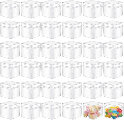 Aemygo 36 Pcs Clear Acrylic Boxes, 2 Inch Small Square India | Ubuy