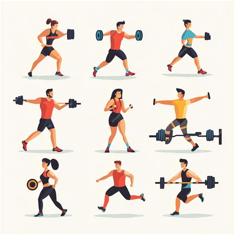 Different Exercise 的图像结果