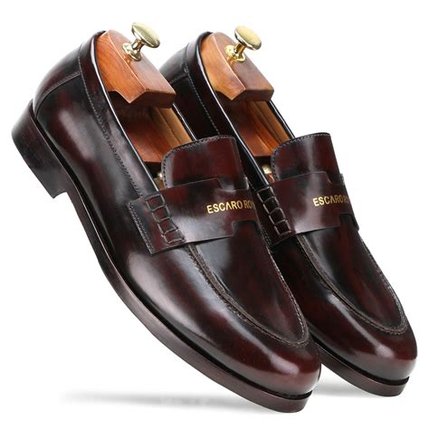 Zynk Penny Loafers in Brushoff Wine
