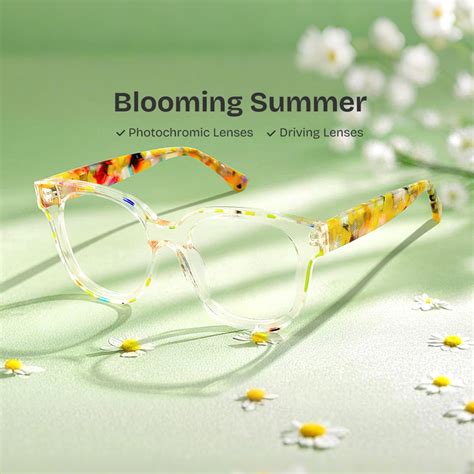 Jett Acetate Yellow Frame Glasses with Square Shape | Zeelool