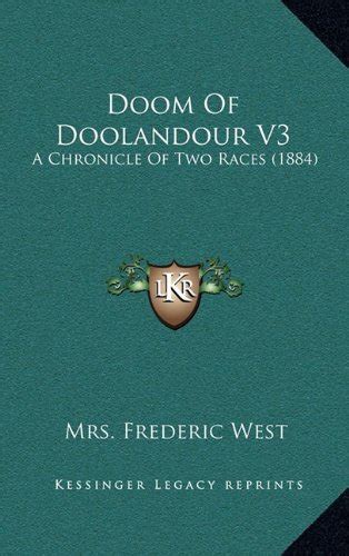 Buy Doom of Doolandour V3: A Chronicle of Two Races (1884) Book Online ...