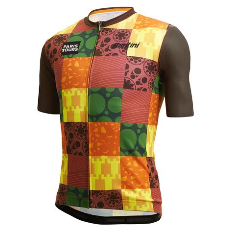 Santini TDF Paris Tours Jersey-Print