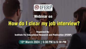 Past Webinars | Free webinar in online - IFERP
