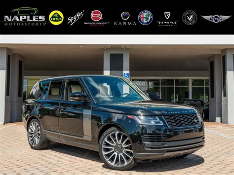 Used 2020 Land Rover Range Rover P525 HSE For Sale (Sold) | Naples Motorsports Inc - Morgan of ...