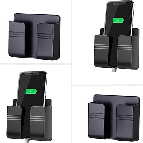 DSNS Wall Mounted Adhesive Remote Control Stand Mobile Phone Holder For ...