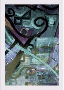 Artwork D5 Paper Poster White Frame | Top Acrylic Glass 9inch x 13inch ...