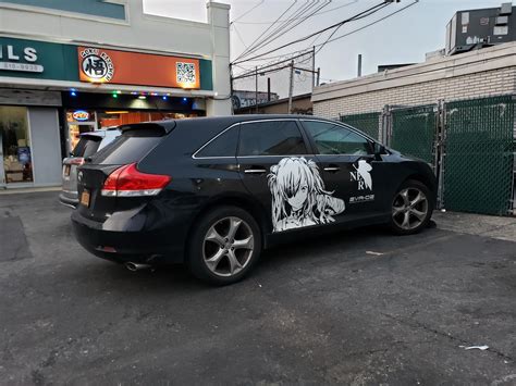 Evangelion themed car at Goku Kitchen on Forest Ave. It's one of the ...