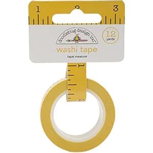 Doodlebug Measure School Washi Tape, 8mm/12 Yards : Amazon.in: Home ...