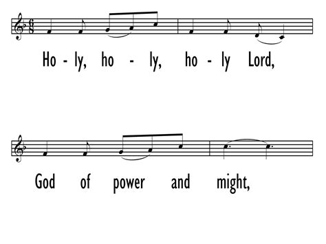 Holy Holy Holy Guitar Chords