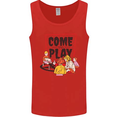 Buy Come to Play Lets Summon Demons Ouija Board Mens Vest Tank Top ...