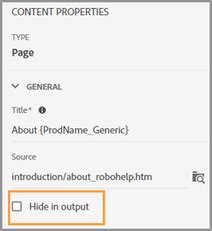 Customize a PDF output in Adobe RoboHelp.