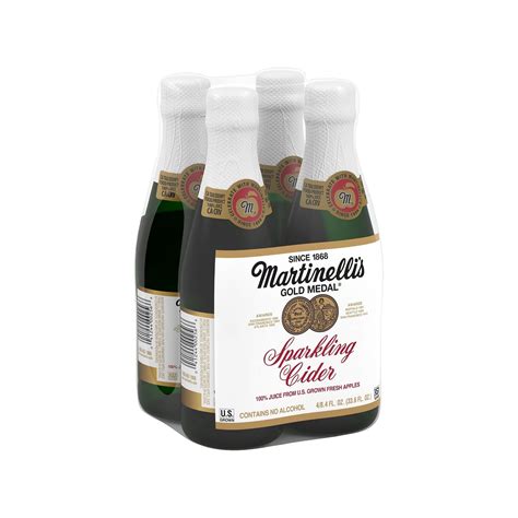 Buy Martinelli's Gold Medal Sparkling Cider, 8.4 oz, 4 Ct Online at ...