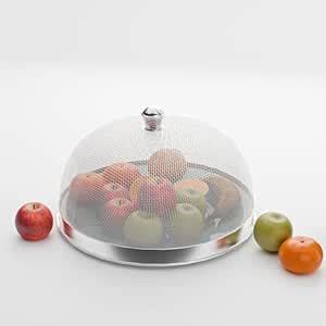 Kuber Industries 10 Inch Mesh Guard Stainless Steel Food Cover Dome ...