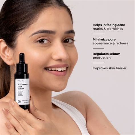 BRILLARE 10% Niacinamide Face Serum for Oily & Acne Prone Skin ...