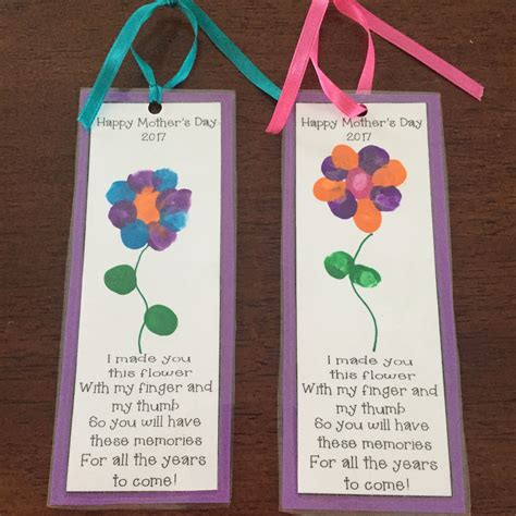 mother's day bookmark craft for kids