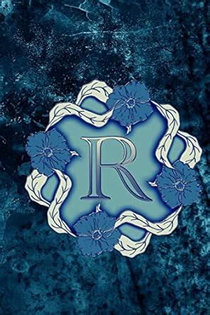 Buy R: Cute Initial Monogram Letter R College Ruled Notebook: Lined ...