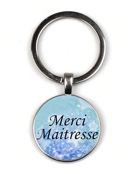1 Pc Merci Maîtresse Porte-clés Avec Styles Multiples Et Différents ...