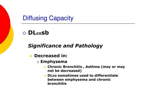 Image result for Lung Diffusing Capacity