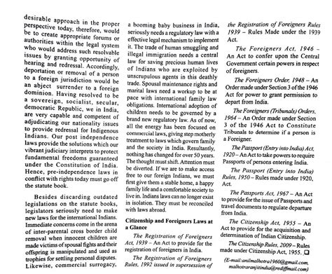 OUTDATED LAWS - A DILEMMA FOR NON RESIDENT INDIANS