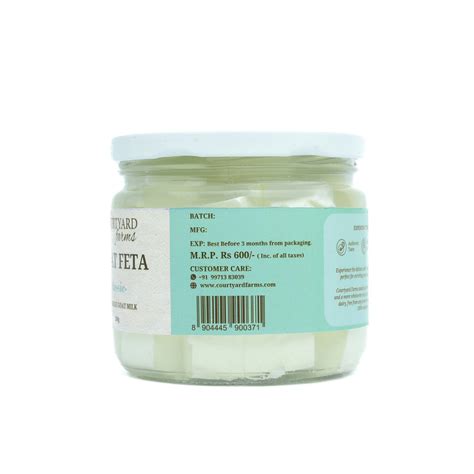 Buy 100% Natural & Authentic Feta Cheese – Courtyard Farms