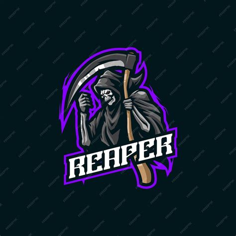 Premium Vector | Reaper mascot logo design vector with modern ...