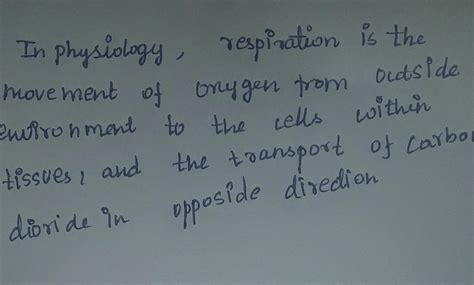 what are respiration define - Brainly.in
