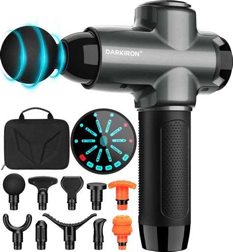 Amazon.com: DARKIRON Massage Gun Deep Tissue Muscle Percussion Massager ...