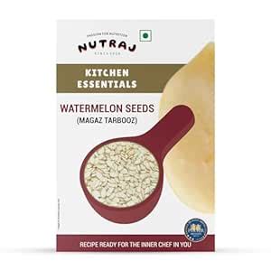 Nutraj Watermelon Seeds 200g Pack | Tarbuj Beej | Seeds for Eating ...