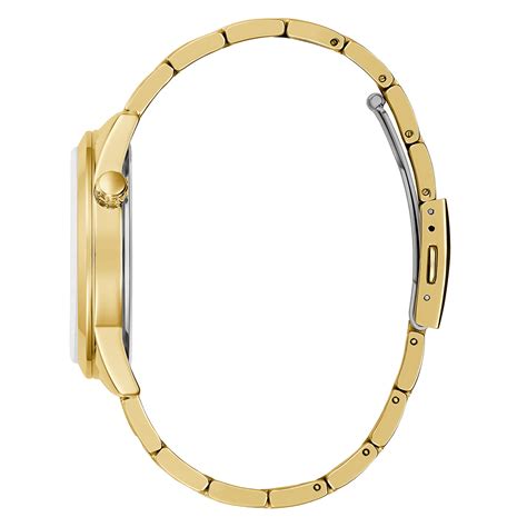 Guess Mens Gold Tone Analog Watch – The Watch Factory