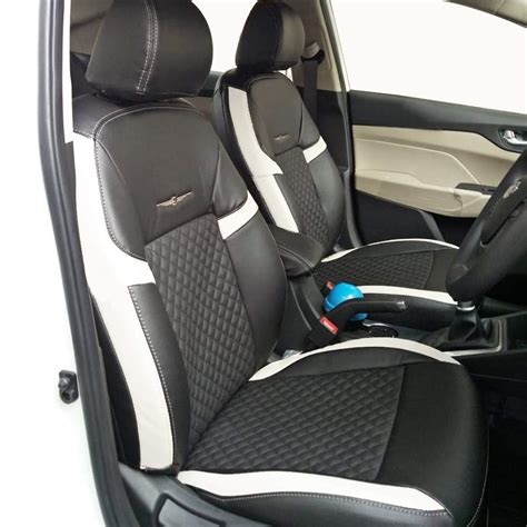 Elegant Trend Star Black and White Art Leather Car Seat Cover for ...