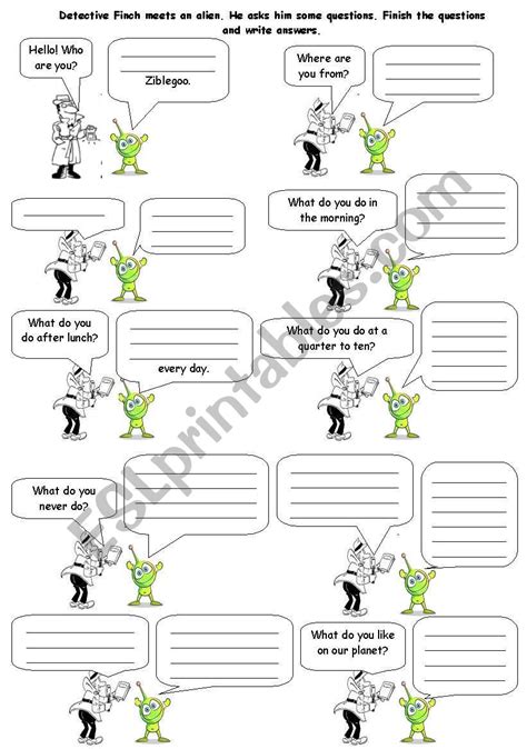 Alien Talk Worksheet 的图像结果