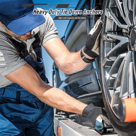 Buy AUTOBOTS 1/2 D Rings for Trailers&Trucks Tie Down Anchor 2 Pack ...