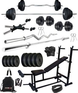 FITMAX 46 kg PVC COMBO 26-SL Home Gym Combo Price in India - Buy FITMAX ...