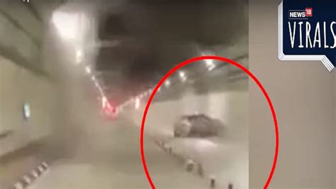 VIDEO: अटल टनल में पर्यटकों की तेज रफ्तार कार दुर्घटनाग्रस्त, पुलिस ने ...