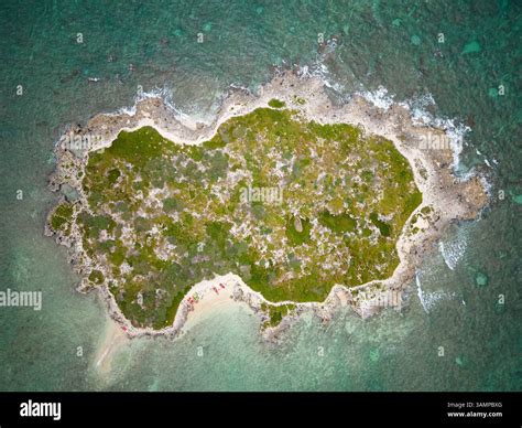 Aerial View of Popoia Island, Kailua, Hawaii, United States Stock Photo ...