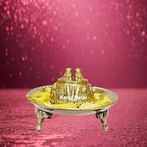 Buy RAMA METAL Brass Lord Balaji Charan Paduka | Vishnu Charan Paduka ...