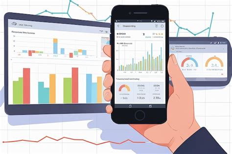 Mobile data monitoring | Premium AI-generated image